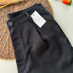 Short Romana Linho Preto - comprar online