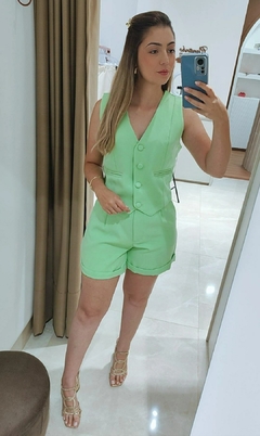 Conjunto Alfaiataria Cloe Verde Àgua - comprar online