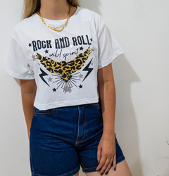 Tee Cropped Rock and Roll - comprar online