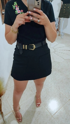 Short Saia Jaque Preto - comprar online