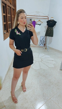 Short Saia Jaque Preto