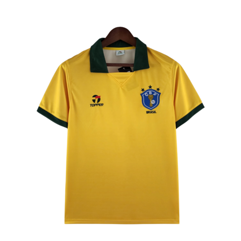 Camisa Retrô 94/95 Seleção Brasileira I Umbro Masculina - Amarela R$320,00  R$220,00