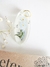 Dije gota con flores miniatura reales de No me olvides - tienda en línea