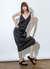 Slip Dress Acetinado Midi - loja online