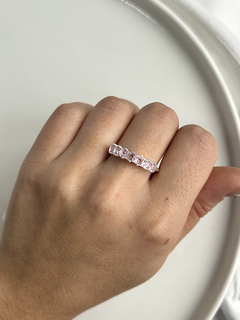 ANILLO CUBIC ROSA - comprar online