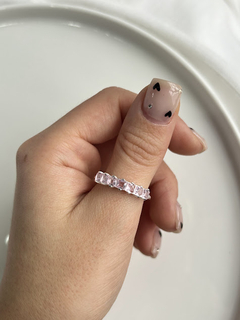 ANILLO CUBIC ROSA