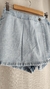 Skort celeste Denim - comprar online