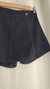 Skort negro Denim - comprar online