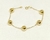 Pulseira Bola folheado em ouro 18k