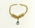 Pulseira Olho Grego com Bolas folheado em ouro 18k - Jucelia Marinho