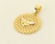 Pingente Divino Espirito Santo folheado em ouro 18k - comprar online