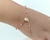 Pulseira Tercinho folheado em ouro 18k - loja online