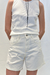 Short Off White Roturas - tienda online