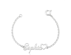 Pulseira Personalizada Infantil Feminina