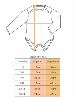 Body Manga Longa Geométrico - loja online