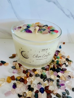 Vela de Cristais- 6 aromas (120g) - AYUNI - VELAS & AROMAS