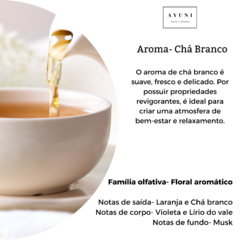 Vela Minimalista- Chá Branco (200g) - AYUNI - VELAS & AROMAS