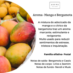 Vela Minimalista- Manga e Bergamota (200g) - AYUNI - VELAS & AROMAS