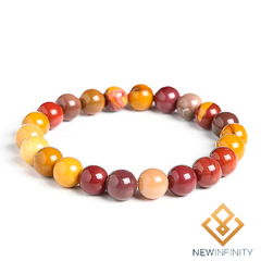 Pulseira de Jaspe Mookaite Australiano 6mm - comprar online