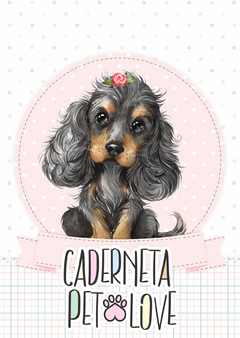 Caderneta PET LOVE - Mimos da Lary