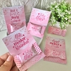 Card com balinha personalizada | dia das mães