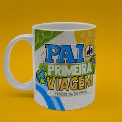 Caneca de Cerâmica Pai de primeira viagem