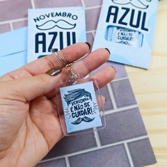 Chaveiro Personalizado Novembro Azul