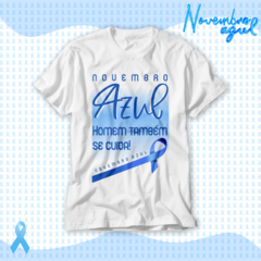 Blusa Personalizada Novembro Azul - Mimos da Lary