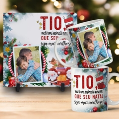 Kit Caneca + Azulejo Personalizado