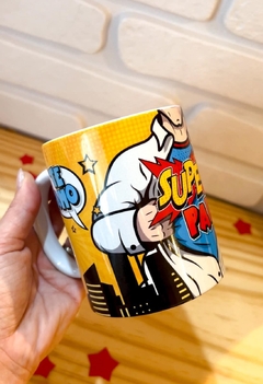 Caneca Personalizada Super Pai na internet