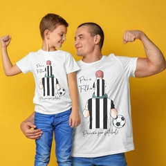 Kit Blusa Pai e Filho(a) time - comprar online