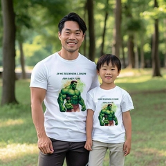 Kit Blusa Pai e Filho(a) Personalizada na internet