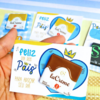 Card com chocolate cacau show dia dos pais