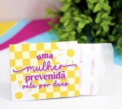 Porta Absorvente com Absorvente- Dia das Mulheres