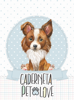 Caderneta PET LOVE na internet