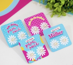 Card com brinco - Dia das Mulheres