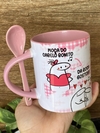 Caneca Moça do cabelo bonito