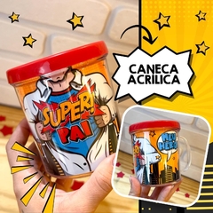 Caneca Personalizada Super Pai - comprar online