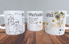 Caneca Dia das Mães Coleção Contorno - Mimos da Lary