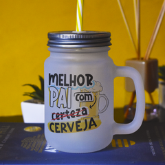 Mason Jar Personalizada Dia dos Pais