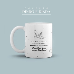 Caneca Minimalista Dindos - Mimos da Lary