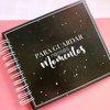 Album Caderno Scrapbook - Folhas Pretas