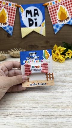 Card com balinha - Mimos Juninos arraiá - comprar online