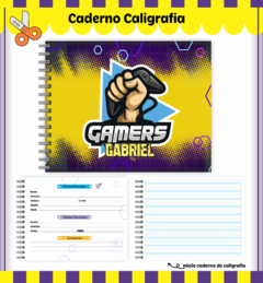 Caderno de Caligrafia Menino na internet