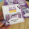 Card com bala agosto lilas