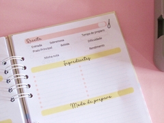 Caderno de Receitas Personalizado - loja online