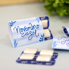 Envelope com chiclete novembro azul - comprar online