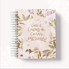 AGENDA 2025 - Lettering - Você é capaz - Mimos da Lary