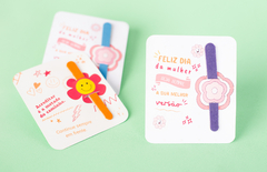 Card com mini lixa - dia da mulher