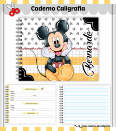 Caderno de Caligrafia Menino - Mimos da Lary